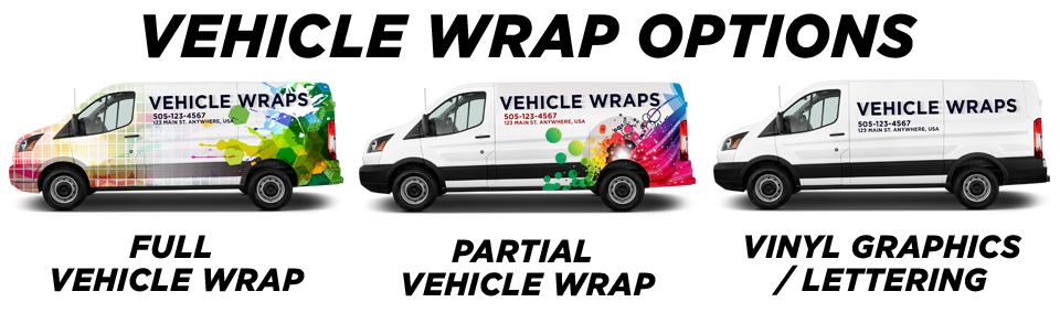 Oak Park Vehicle Wraps vehicle wrap options